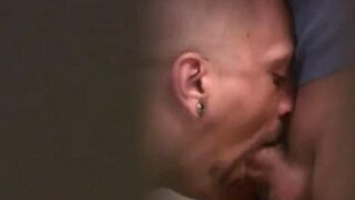 Public toilet setting for some intense male on male action