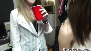 Instead of paying, the girls offered the collector a party