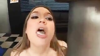 A cum shot video with a large buffer, showcasing intense passion and huge assets