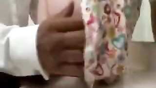 A student has no problems in sex with her teacher, on the contrary