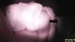 A man fucked his neighbors through the hole in the wall with intense passion