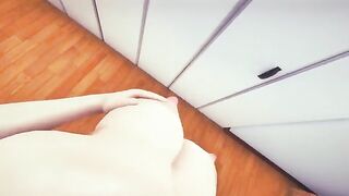 The massage for huge boobs of Street Fighter MILF Chun-li