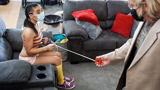 Adorable princess Zerella Skies gets fucked by old cock in every position