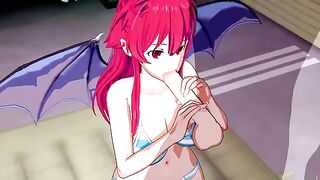 The succubus from the anime wants more cum to drink