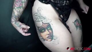 Payton Preslee, big-titted inked babe, enjoys passionate encounters and intense finishes