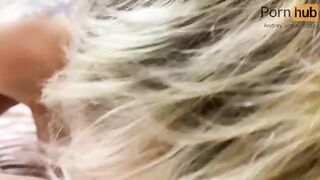 A nasty woman has anal sex with a guy and she came on his dick