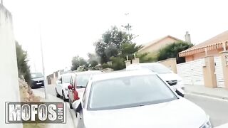 Serenia Keer gets her pussy filled with cock on the side of the road in a steamy encounter