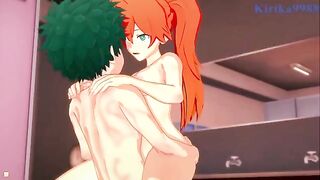 Kendo and Midoriya Izuku fucked in the locker room