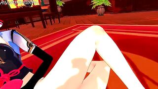Genshin Impact Ayaka x Keqing lesbian hentai 3D uncensored