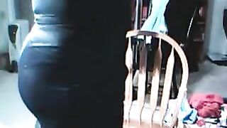 The guy got excited while dressing up in girls' clothes