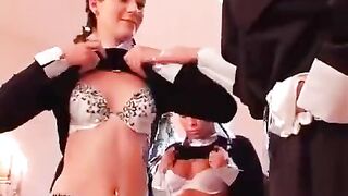 A strict nun forced three girls to engage in intimate acts