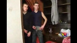 The grandmother has a sex with her grandson and his friends