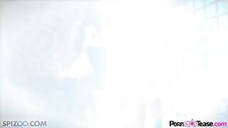 Gorgeous Alison Tyler fingering her pussy in a hot solo session