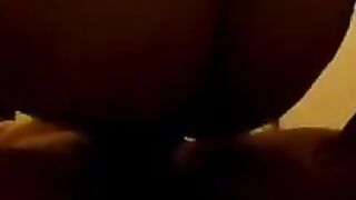 A mature woman with a sagging belly gets fucked by two guys in a steamy threesome