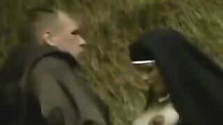 A pregnant nun gets intimate with a taxi driver in this steamy scene