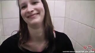 I paid for the girl's sex in a public toilet, it was awesome