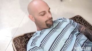 Nurse with big natural boobs helped the guy when he felt unwell