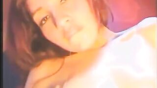 A girl with a vibrator in all holes, including her ass, managed to experience orgasm