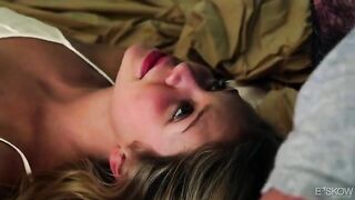 The husband, in a romantic gesture, fucked his sleeping wife