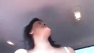 Three cool guys brought a prostitute to the forest and fucked