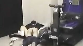 He took off his pants and fucked girlfriend in ass