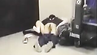 He took off his pants and fucked girlfriend in ass