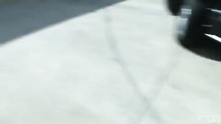 Blonde in sex on the parking lot with Blair Summers