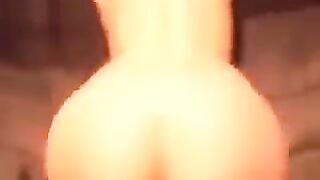 A man secretly films his wife with a hidden camera in their home