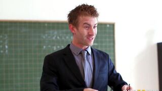 The teacher got his bang for the buck from a student in a steamy encounter