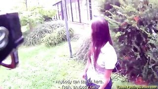 The guy was picked up in the bushes by a stranger, who pulled his pants off