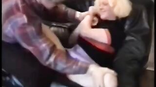 Biker chick gets her pussy pounded hard and deep