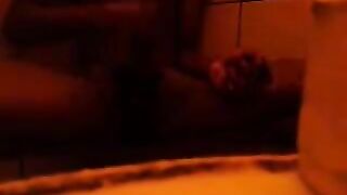 First the girl washed herself under the shower, then pleasured herself with her fingers