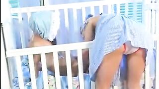 Midget man fucked the babysitter with small tits