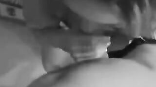 The girl is not embarrassed to suck cock and swallow sperm