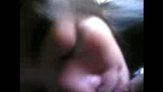 Carefully China broke her brother's dick after the blowjob in the mouth