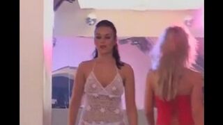 A group orgy after a model show is what these beautiful girls love