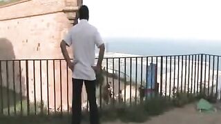 Group sex with young people in public, featuring intense blowjobs and action