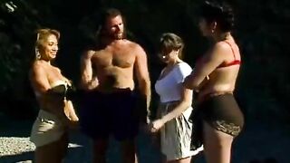 An Asian chick is getting fucked on the tennis court