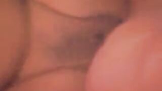 A mature woman woke up on the bed with her son