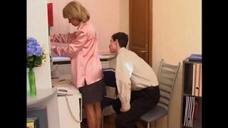 A Russian mom gets fucked by her son in a steamy scene