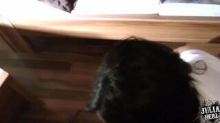 A stunning brunette with beautiful breasts gets fucked by her beloved