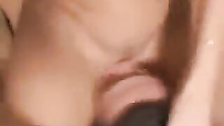 A girl sat on his face with a pussy and ordered to lick her