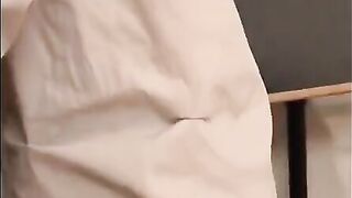 The student got a good mark thanks to the teacher's caress