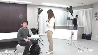 Japanese girl at the casting, eporn video