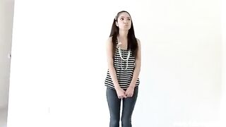 A beautiful girl has her first sexual experience
