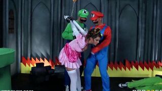 The guys gave a lesson in sex performance to the cute girls