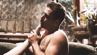 Romantic setting turns into a vulgar encounter at twilight in this steamy scene