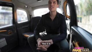 A girl is a taxi driver in an alternate universe. She fucks her passenger
