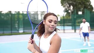 The boy was fucking his girlfriend after practice