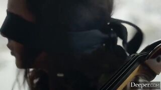 A boss fucks his secretary on the table in the office